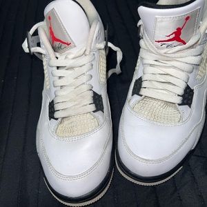jordan 4 white cement size 9